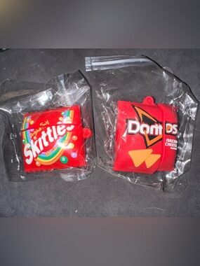 Skittles & Doritos Red Snack Pack Silicone AirPod 4 Cases